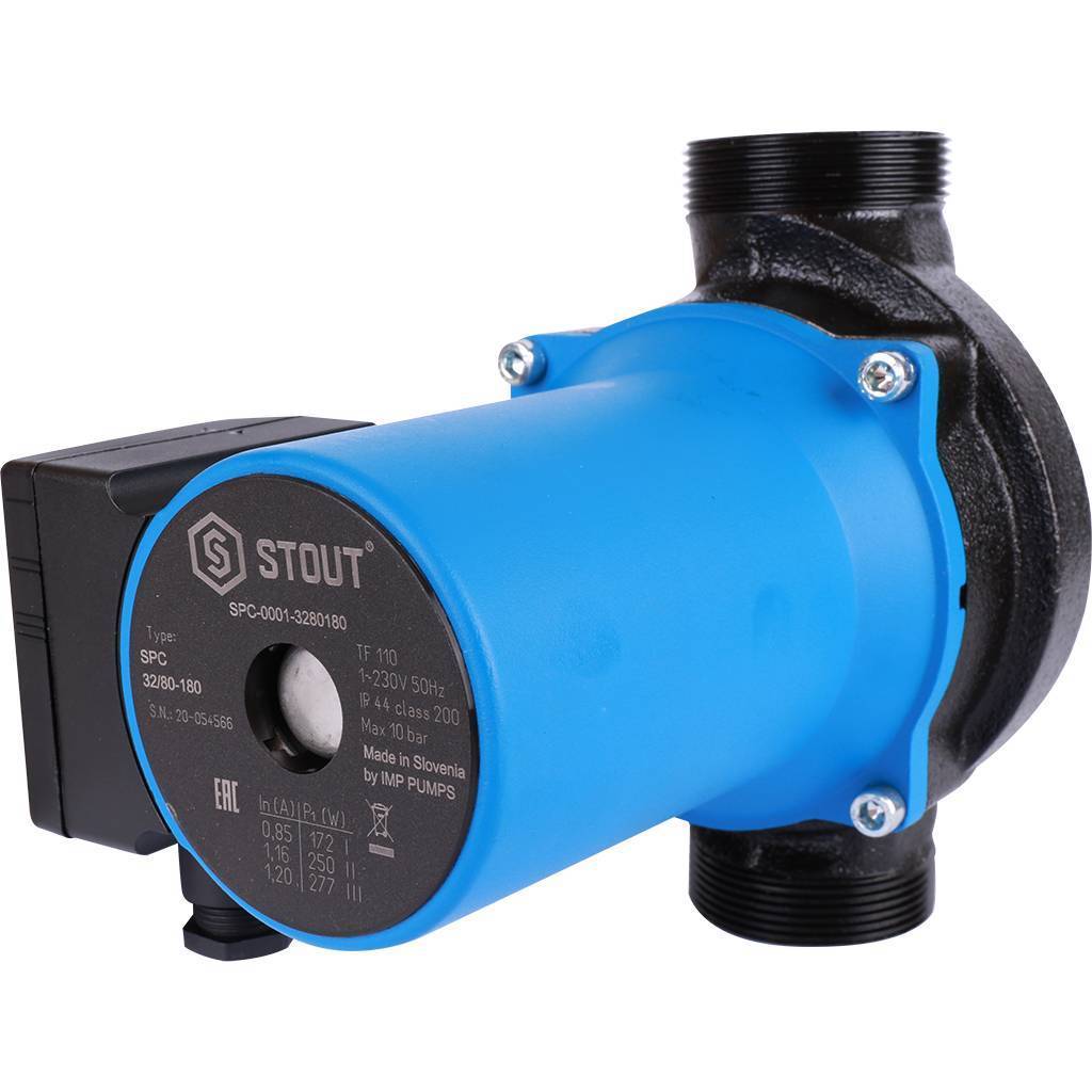 Купить SPC-0001-3280180 STOUT  Насос циркуляционный 32/80-180 STOUT по лучшей цене с доставкой - интернет-магазин Прогрессивные решения