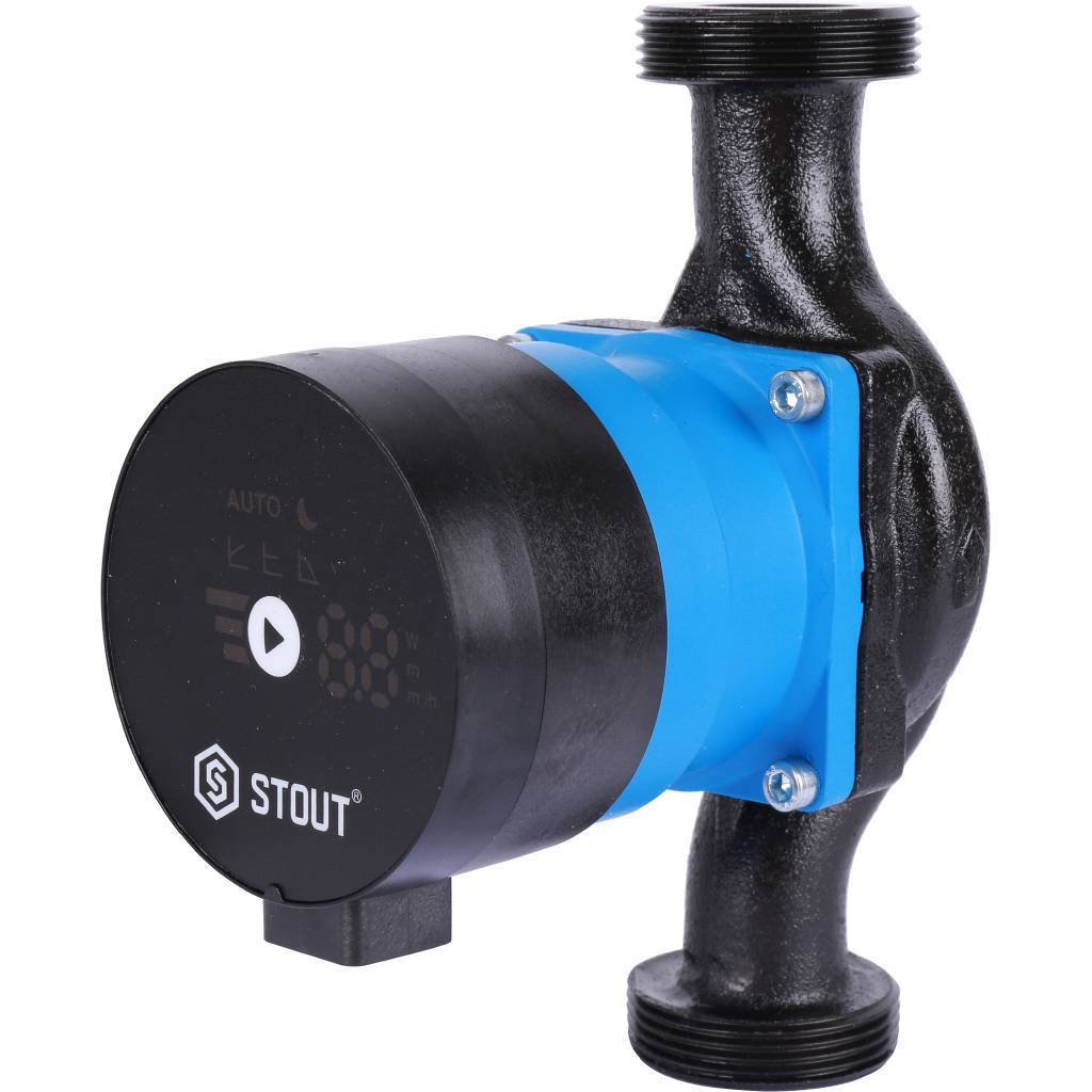 Купить SPC-0003-2560180 STOUT  Насос циркуляционный mini pro 25/60-180 STOUT по лучшей цене с доставкой - интернет-магазин Прогрессивные решения