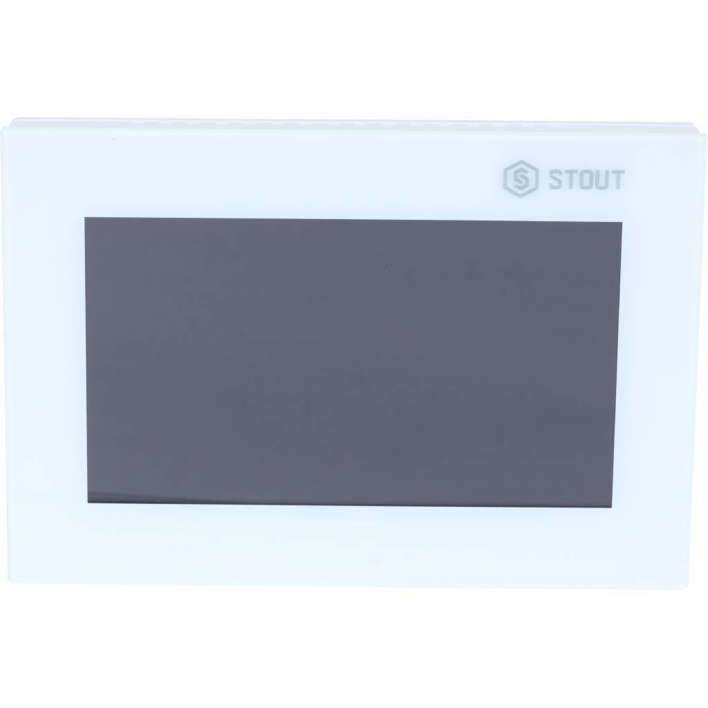 Купить STE-0101-008012 STOUT  Беспроводная панель управления M-8e  для рейки L-8e, белая STOUT по лучшей цене с доставкой - интернет-магазин Прогрессивные решения