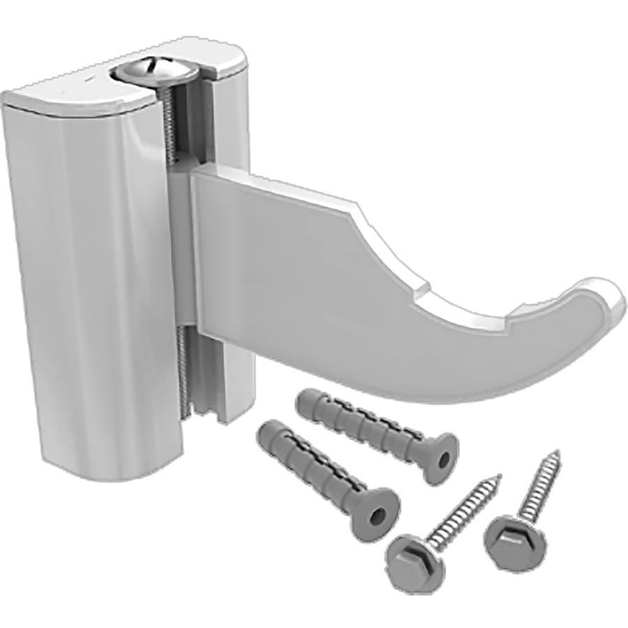 Купить SKU-0320-000080 STOUT  SKU-0320-000080 STOUT Комплект настенных регулируемых кронштейнов для радиаторов (2 шт.) RAL 9016 STOUT по лучшей цене с доставкой - интернет-магазин Прогрессивные решения