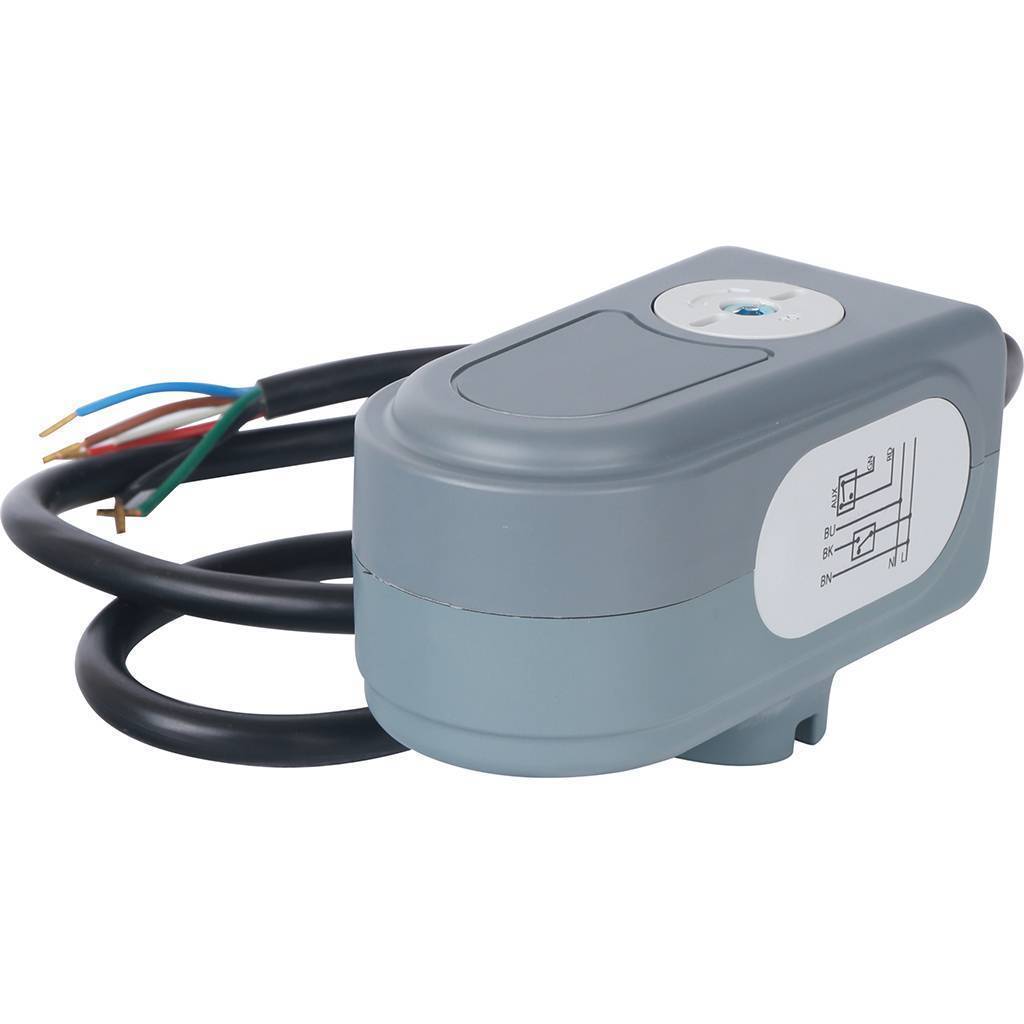 Купить SVM-0071-230005 STOUT  Сервопривод для шаровых зональных клапанов, ход 90°, кабель 1м., 40 сек., 230V, 5 полюсов STOUT по лучшей цене с доставкой - интернет-магазин Прогрессивные решения