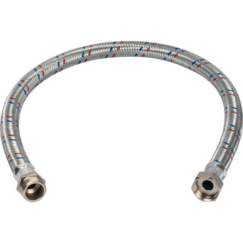 Купить SHF-0127-181515 STOUT SHF-НВ Гибкая подводка для воды  НР 1 х ВР 1,  длина 1000 мм STOUT по лучшей цене с доставкой - интернет-магазин Прогрессивные решения