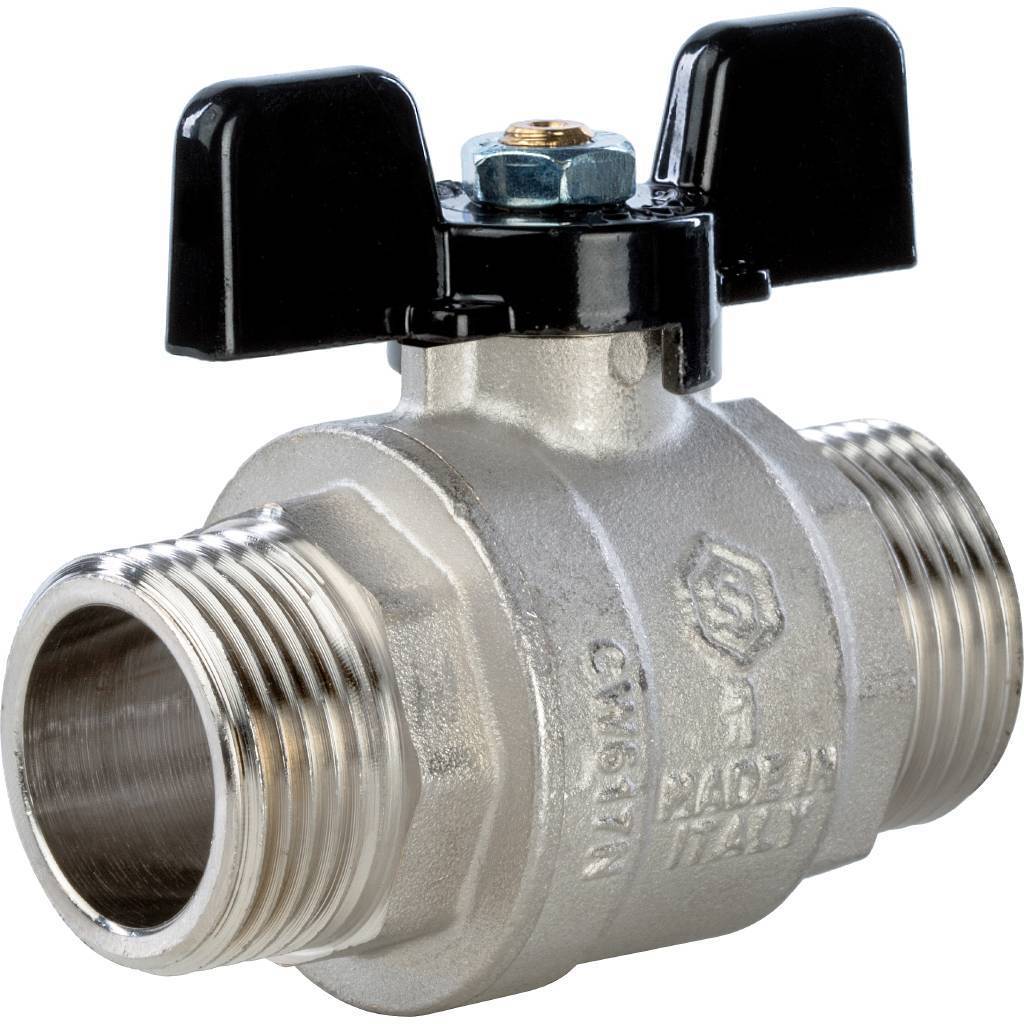 Купить SVB-0006-000025 STOUT  Кран шаровой полнопроходной, НР/НР, ручка бабочка 1 STOUT по лучшей цене с доставкой - интернет-магазин Прогрессивные решения