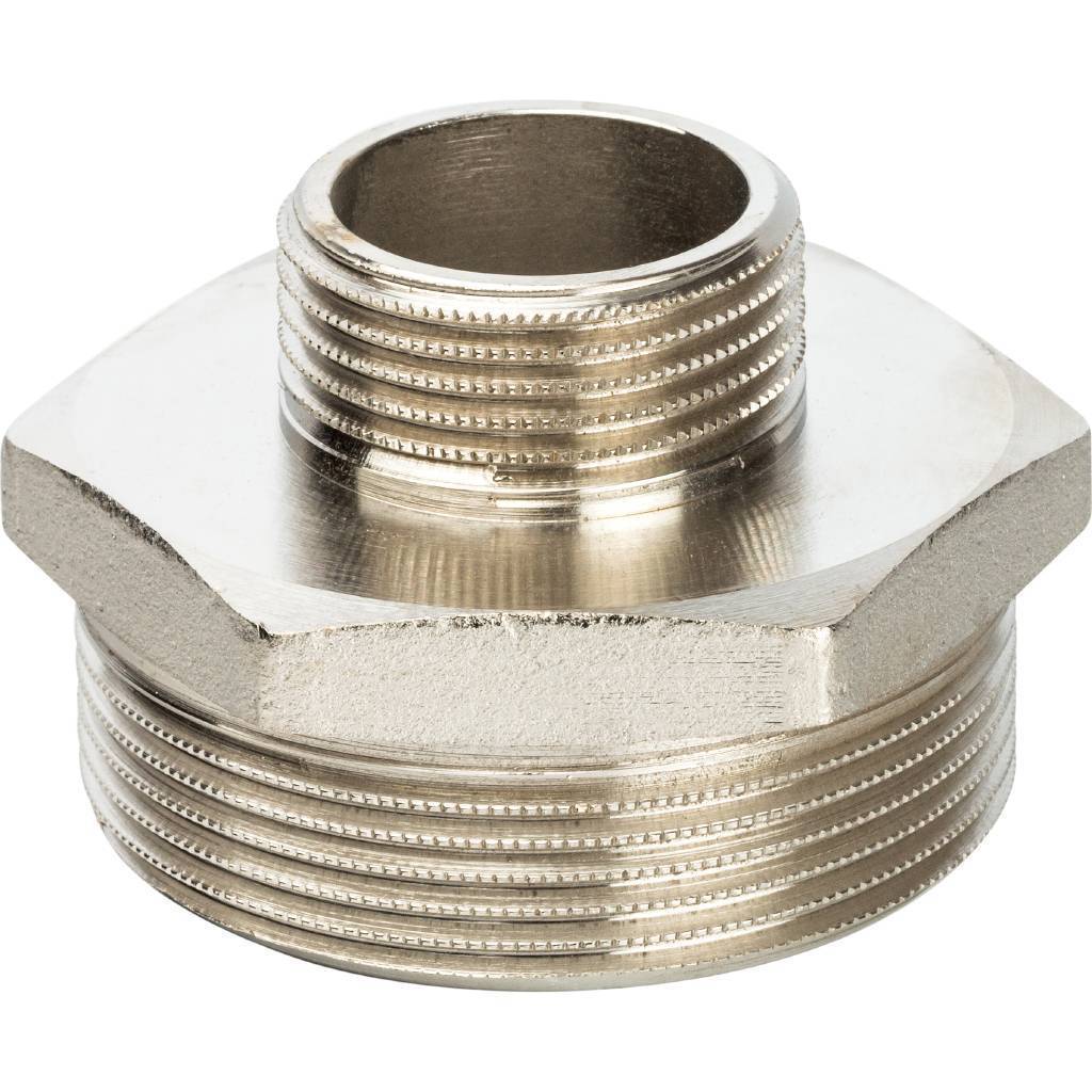 Купить SFT-0004-000021 STOUT  Ниппель НН переходной никелированный 2X1 STOUT по лучшей цене с доставкой - интернет-магазин Прогрессивные решения