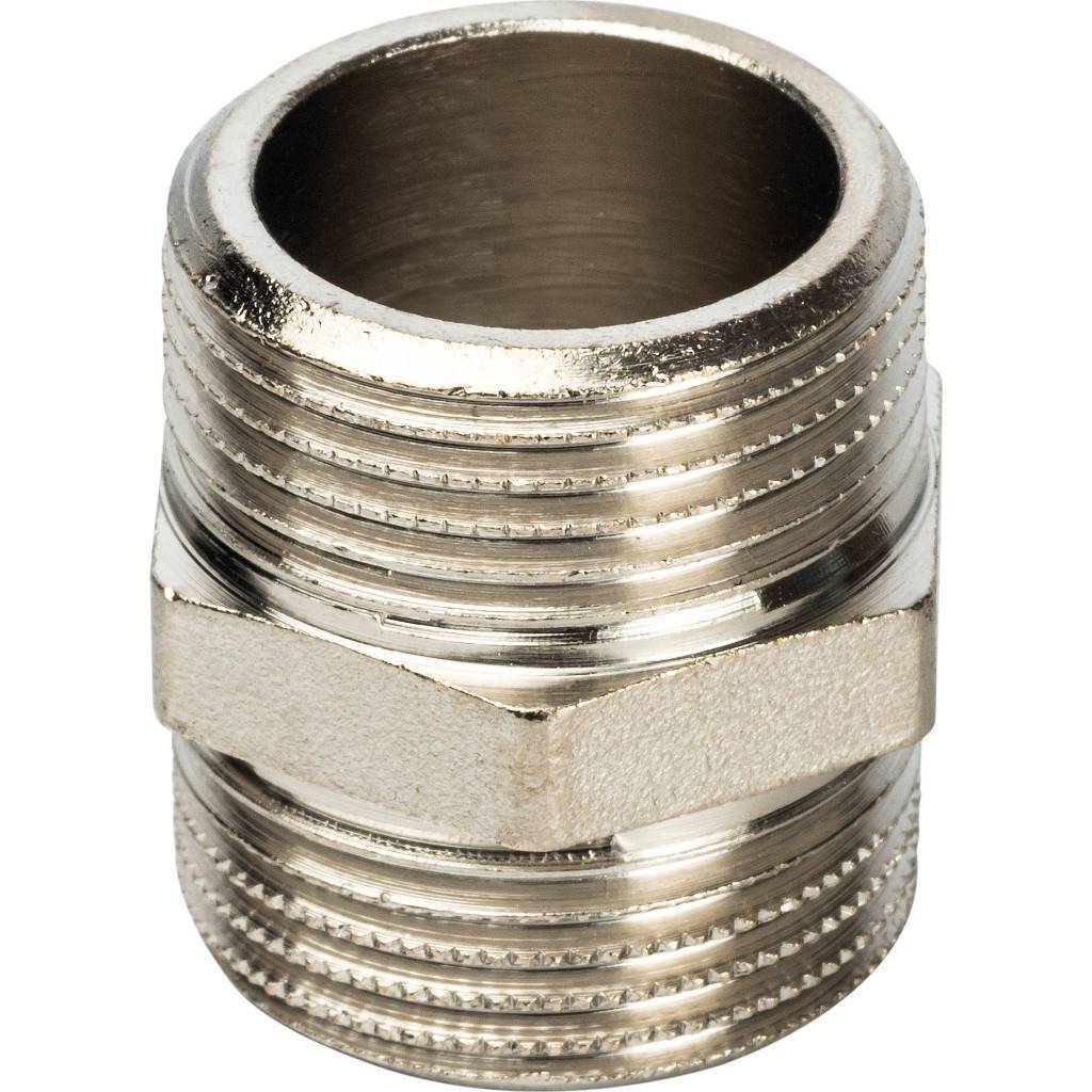 Купить SFT-0004-003434 STOUT  Ниппель HH никелированный 3/4 STOUT по лучшей цене с доставкой - интернет-магазин Прогрессивные решения