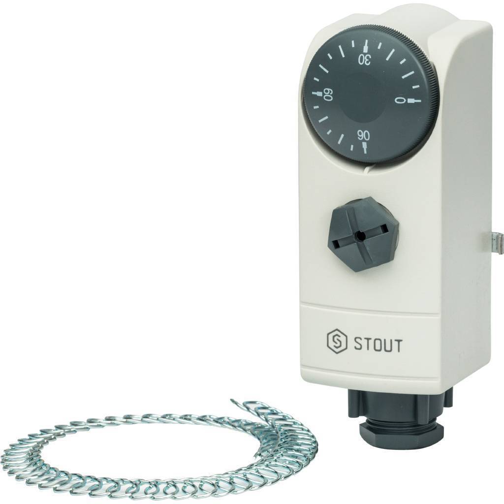 Купить STE-0006-000001 STOUT STE-0006 Термостат накладной WTC-ES STOUT по лучшей цене с доставкой - интернет-магазин Прогрессивные решения