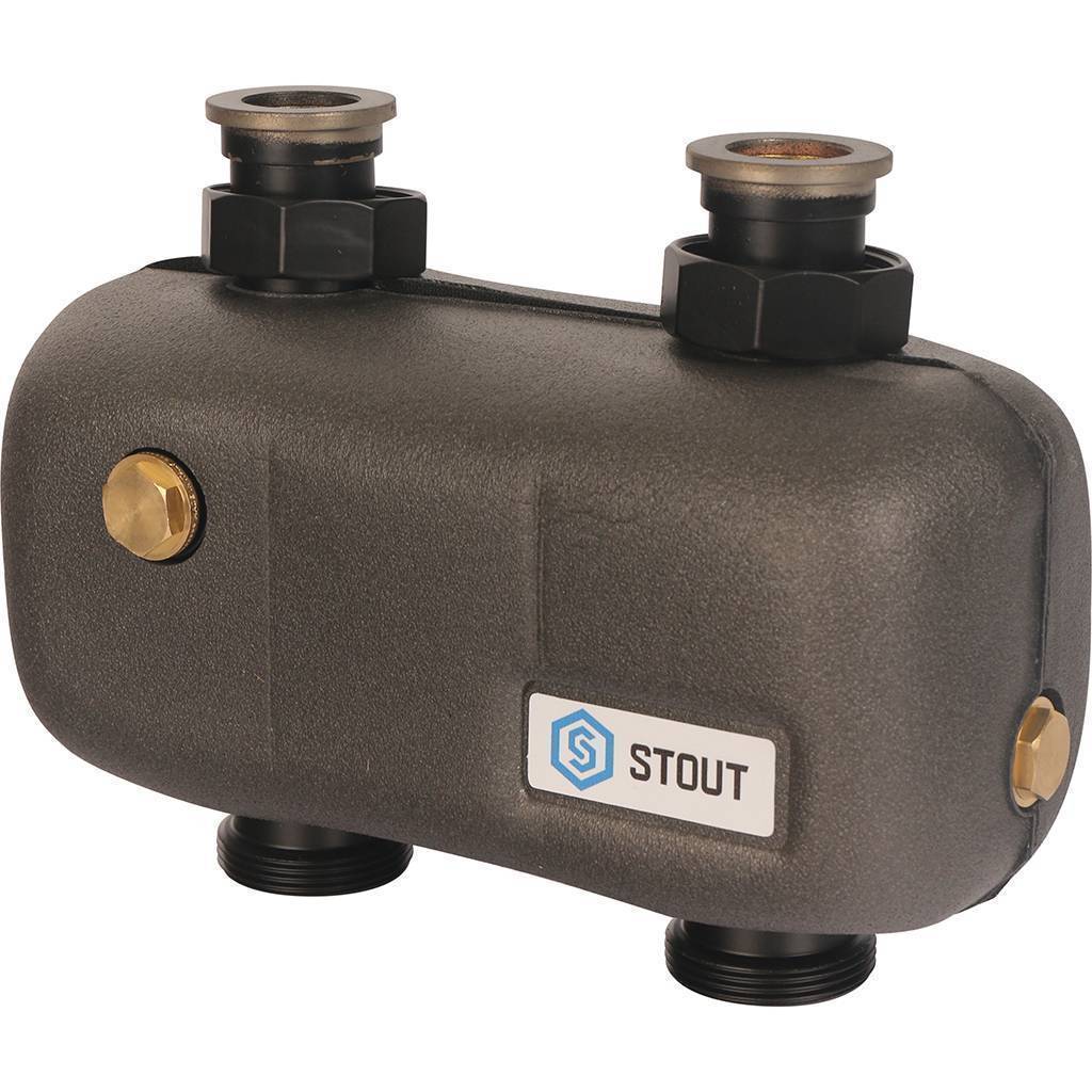 Купить SDG-0015-004001 STOUT  Гидравлическая стрелка 3 м3/час STOUT по лучшей цене с доставкой - интернет-магазин Прогрессивные решения