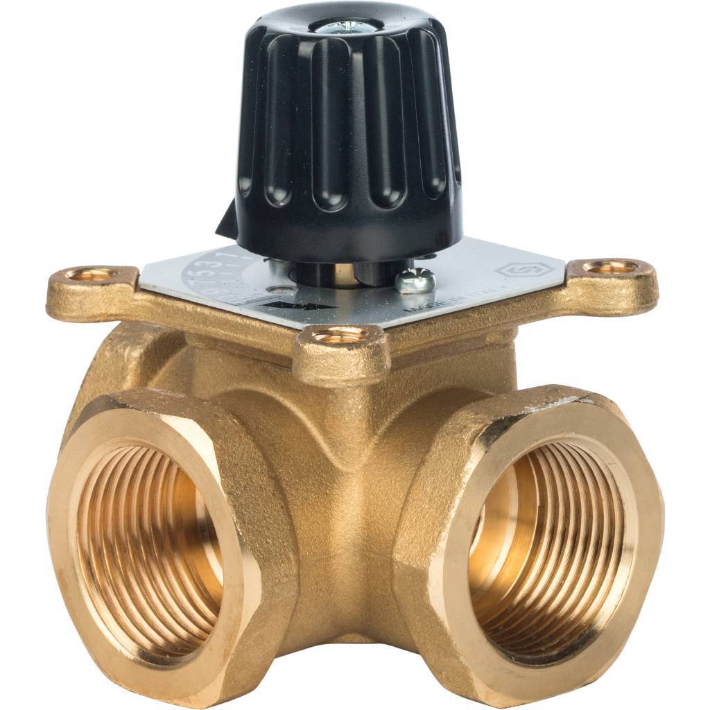 Купить SVM-0003-012502 STOUT трехходовой смесительный клапан 1" KVs 12 STOUT по лучшей цене с доставкой - интернет-магазин Прогрессивные решения
