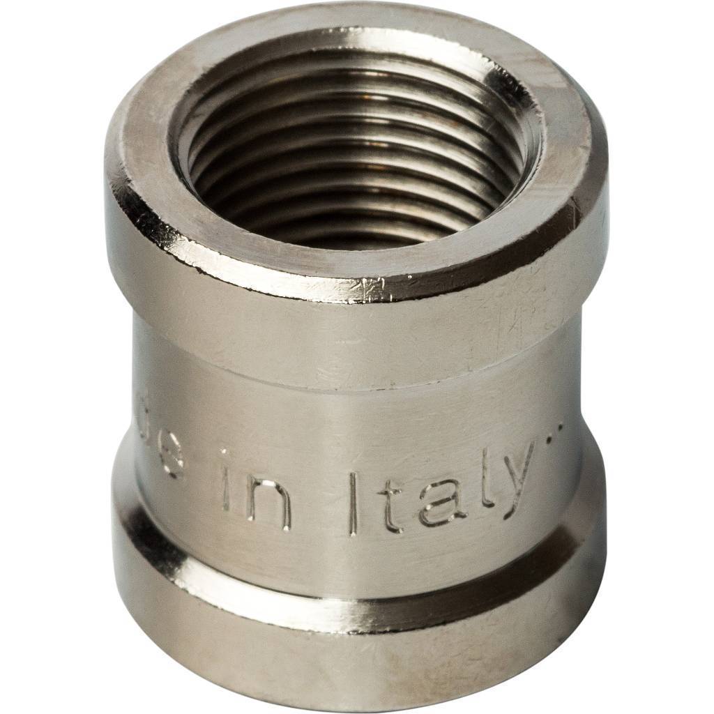 Купить SFT-0006-003838 STOUT  Муфта ВВ никелированная 3/8 STOUT по лучшей цене с доставкой - интернет-магазин Прогрессивные решения