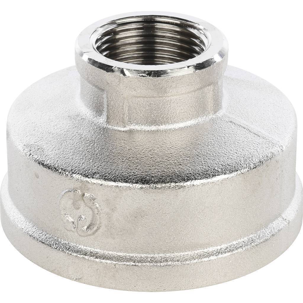 Купить SFT-0006-000234 STOUT  Муфта ВВ переходная никелированная 2"X3/4" STOUT по лучшей цене с доставкой - интернет-магазин Прогрессивные решения