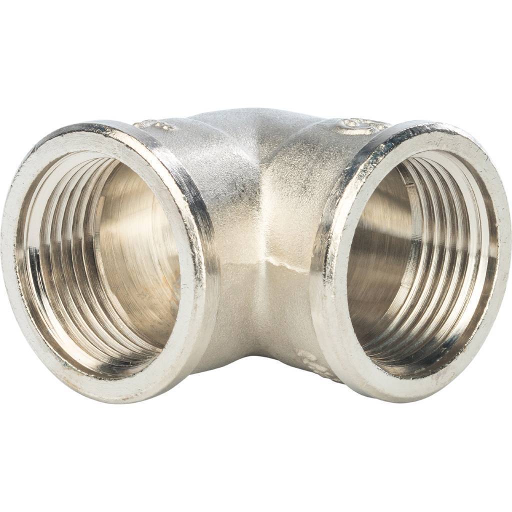 Купить SFT-0014-000001 STOUT  Угольник ВВ никелированный 1" STOUT по лучшей цене с доставкой - интернет-магазин Прогрессивные решения