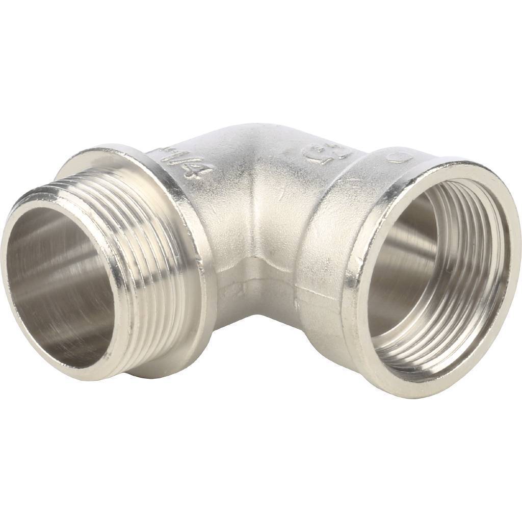 Купить SFT-0016-000114 STOUT  Угольник с упором НВ никелированный 1"1/4 STOUT по лучшей цене с доставкой - интернет-магазин Прогрессивные решения