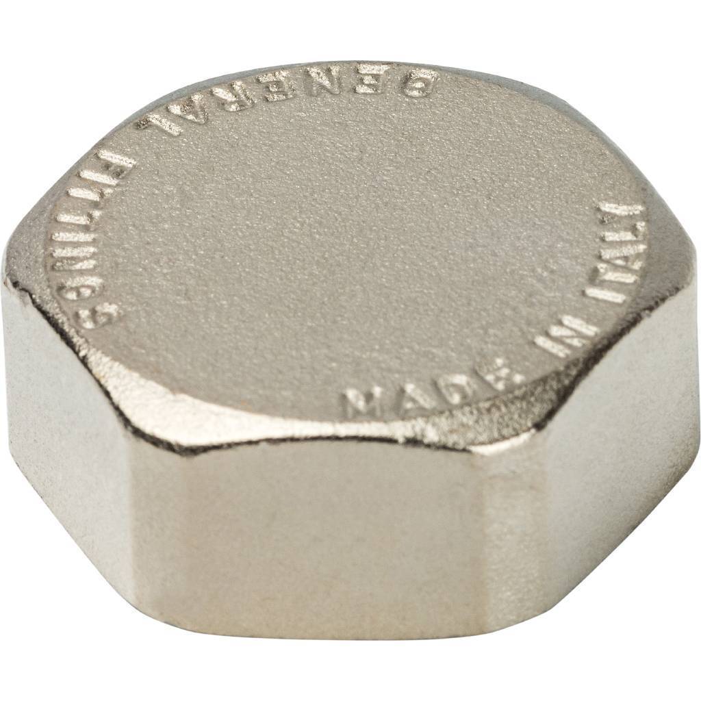 Купить SFT-0027-000001 STOUT  Заглушка ВР никелированная 1" STOUT по лучшей цене с доставкой - интернет-магазин Прогрессивные решения