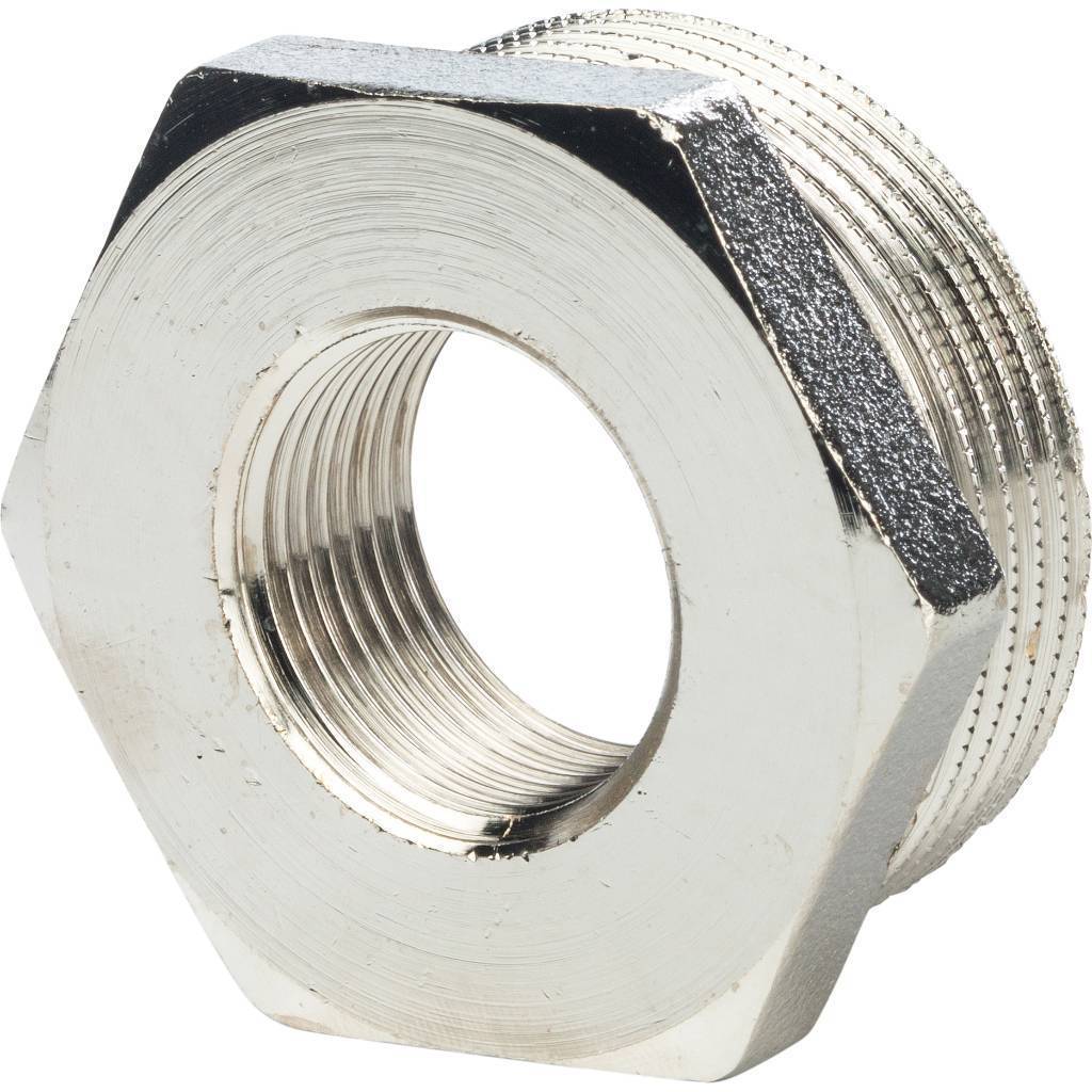 Купить SFT-0029-000112 STOUT  Футорка никелированная 1"X1/2" STOUT по лучшей цене с доставкой - интернет-магазин Прогрессивные решения