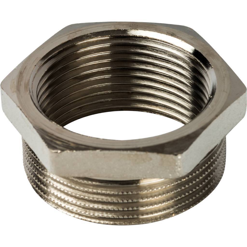 Купить SFT-0029-001141 STOUT  Футорка никелированная 1"1/4X1" STOUT по лучшей цене с доставкой - интернет-магазин Прогрессивные решения