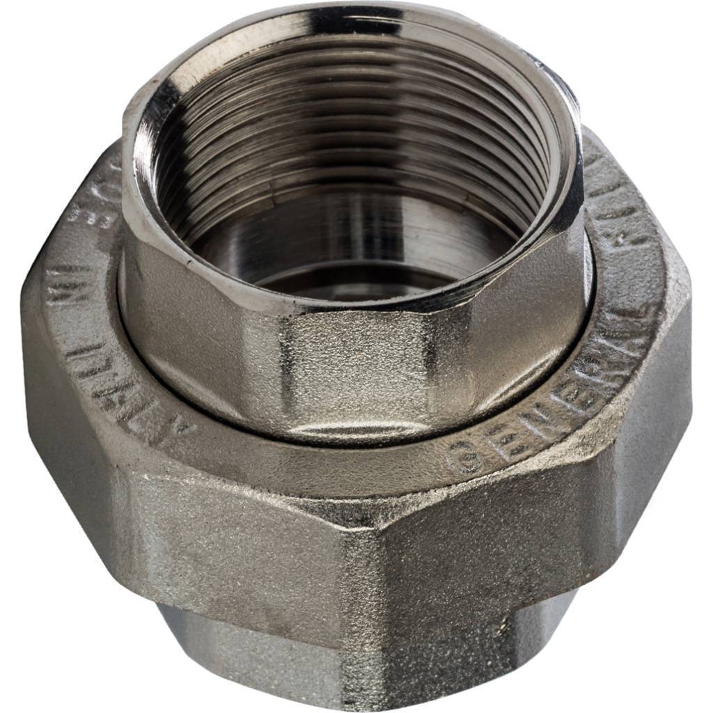 Купить SFT-0034-000114 STOUT  Разъемное соединение "американка" ВВ никелированное 1"1/4 STOUT по лучшей цене с доставкой - интернет-магазин Прогрессивные решения