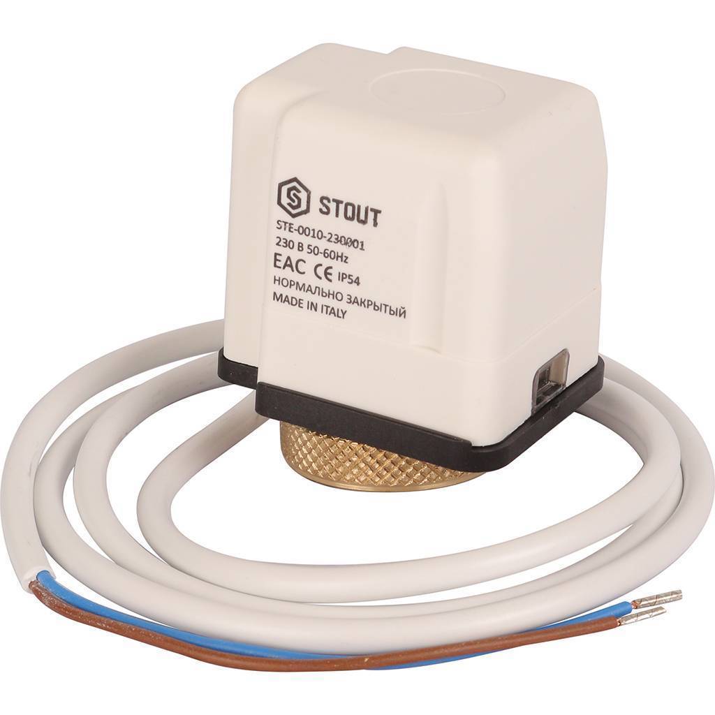 Купить STE-0010-230001 STOUT STE-0010 Электротермический компактный сервопривод, нормально закрытый, 230 B STOUT по лучшей цене с доставкой - интернет-магазин Прогрессивные решения