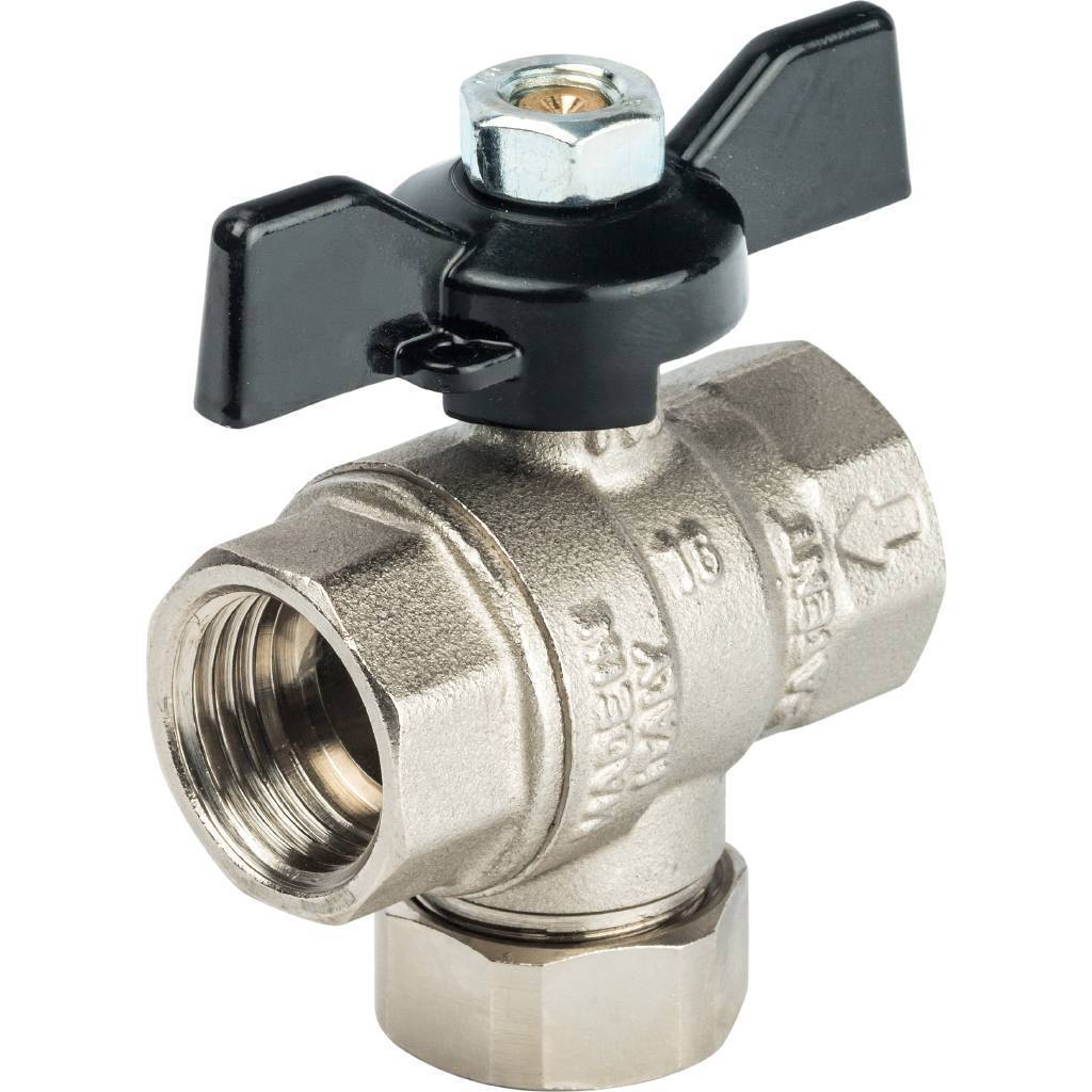 Купить SVF 0002 000015 STOUT  Кран шаровой с фильтром 1/2 (ручка-бабочка) STOUT по лучшей цене с доставкой - интернет-магазин Прогрессивные решения