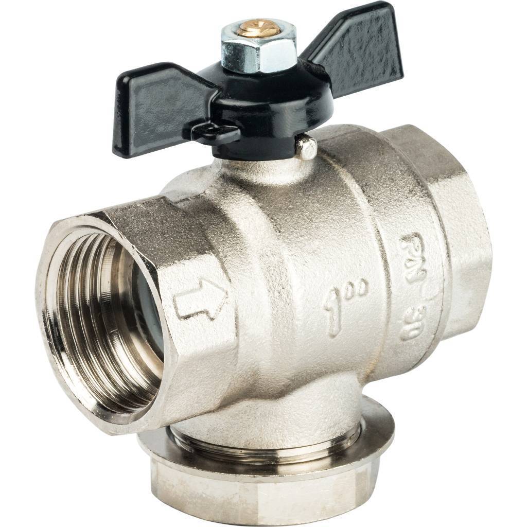 Купить SVF 0002 000025 STOUT  Кран шаровой с фильтром 1 (ручка-бабочка) STOUT по лучшей цене с доставкой - интернет-магазин Прогрессивные решения