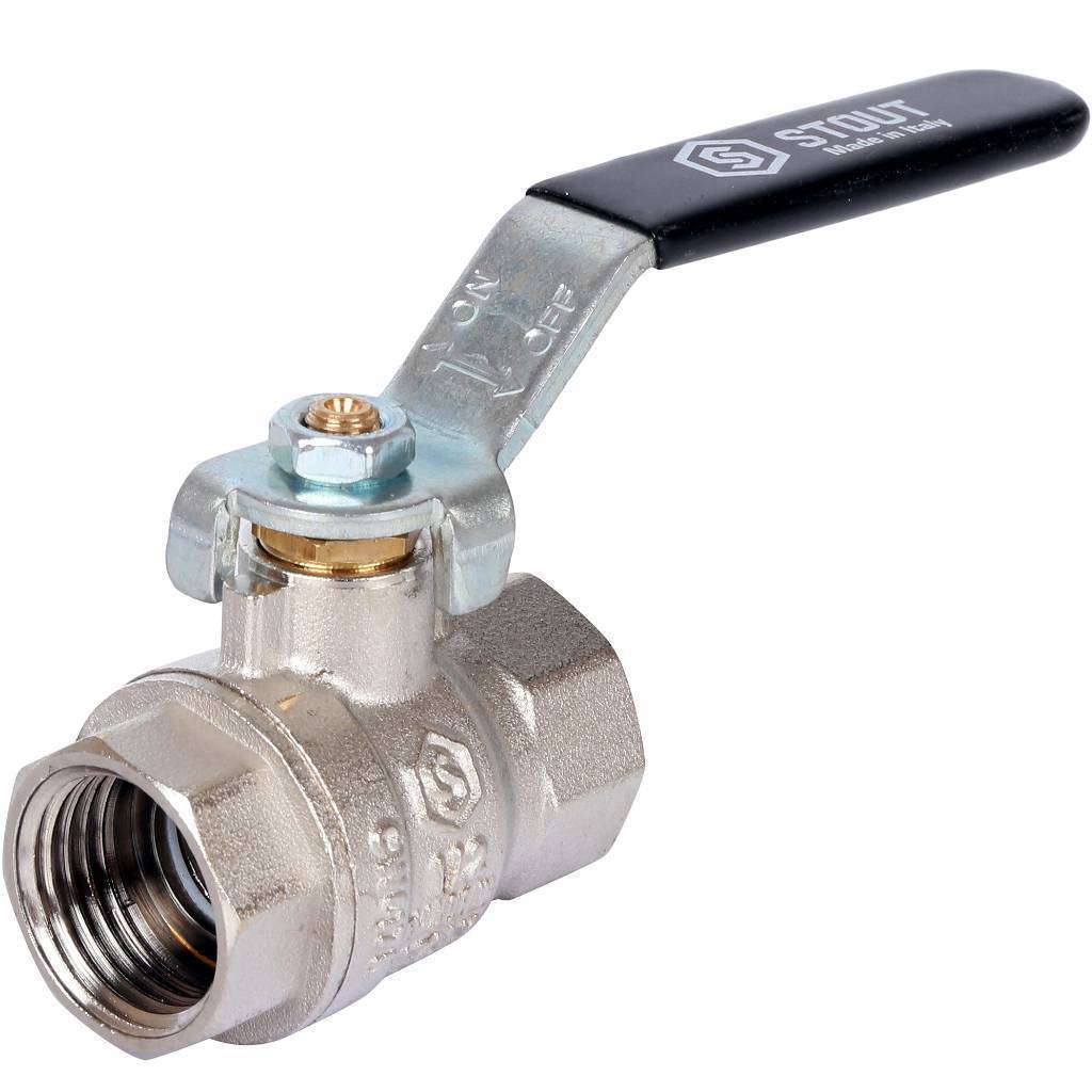 Купить SVB-0011-000015 STOUT SVB Кран шаровой стандартнопроходной, ВР/ВР, ручка рычаг 1/2" STOUT по лучшей цене с доставкой - интернет-магазин Прогрессивные решения