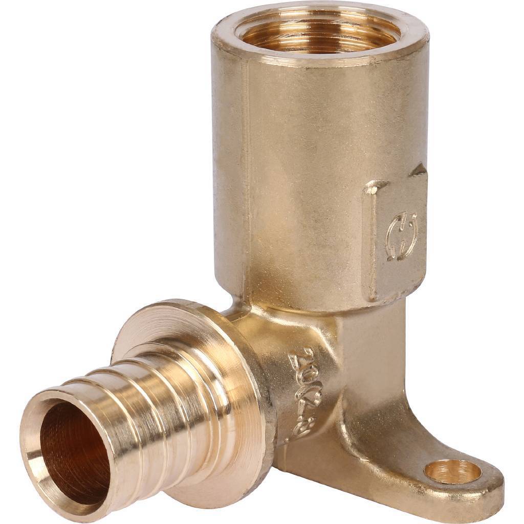 Купить SFA-0032-002012 STOUT  Угольник настенный с длинным нарезным патрубком 20-Rp 1/2" STOUT по лучшей цене с доставкой - интернет-магазин Прогрессивные решения