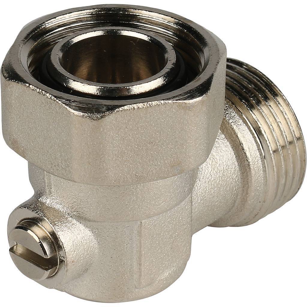 Купить SVH-0006-000020 STOUT  Узел нижнего подключения для радиатора, угловой, раздельный 3/4" STOUT по лучшей цене с доставкой - интернет-магазин Прогрессивные решения