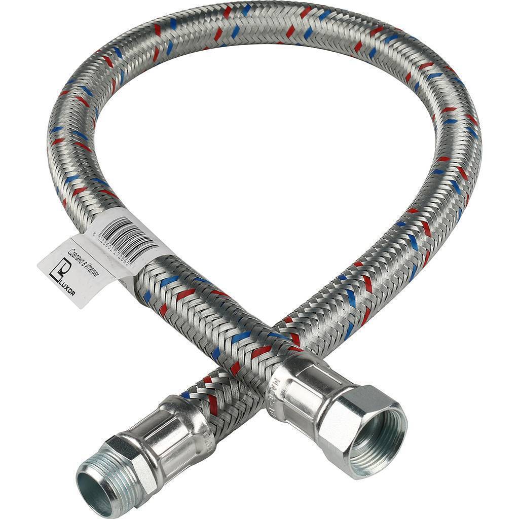 Купить SHF-0210-182020 STOUT SHF-НВ Гибкая подводка для воды  НР 3/4 х ВР 3/4,  длина 1000 мм STOUT по лучшей цене с доставкой - интернет-магазин Прогрессивные решения