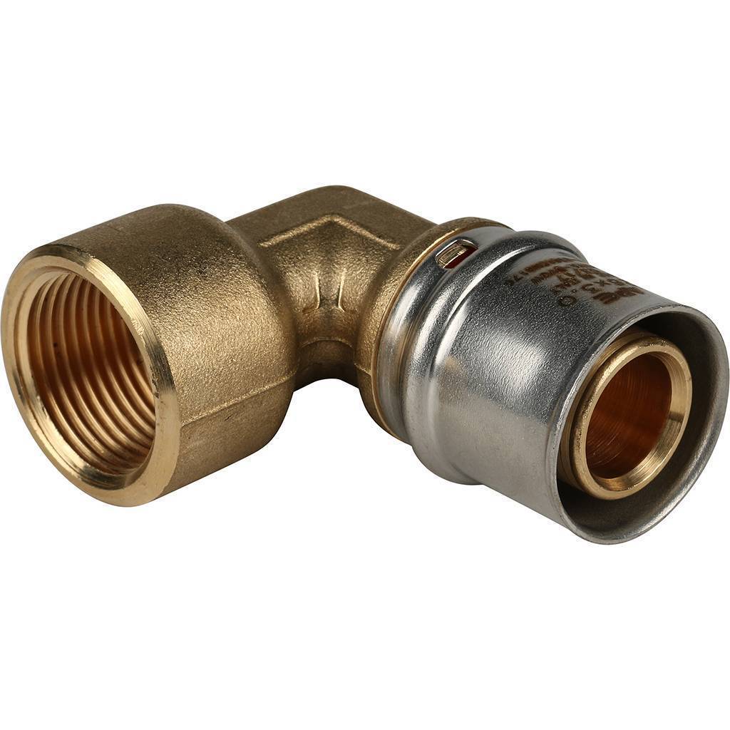 Купить SFP-0010-003426 STOUT   Угольник-переходник с внутренней резьбой 3/4"х26 для металлопластиковых труб прессовой STOUT по лучшей цене с доставкой - интернет-магазин Прогрессивные решения