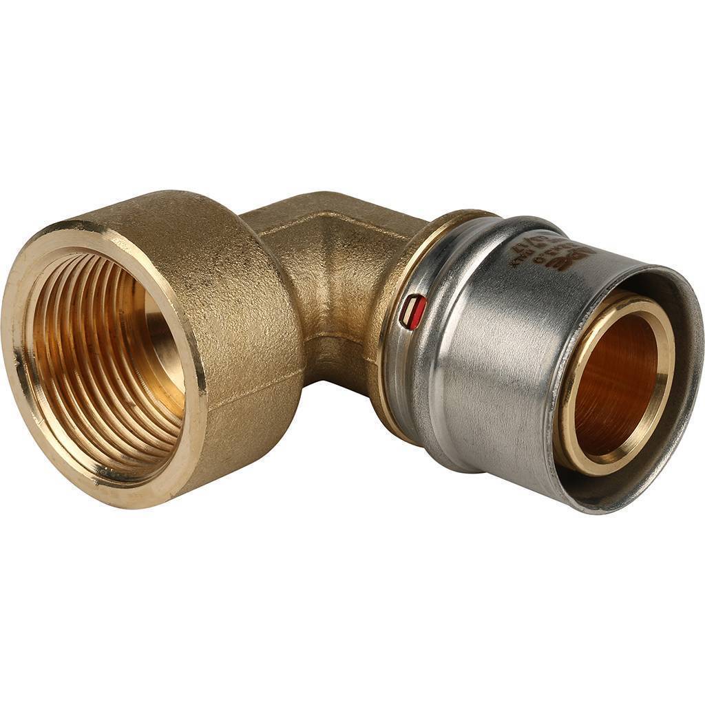 Купить SFP-0010-000132 STOUT   Угольник-переходник с внутренней резьбой 1"х32 для металлопластиковых труб прессовой STOUT по лучшей цене с доставкой - интернет-магазин Прогрессивные решения