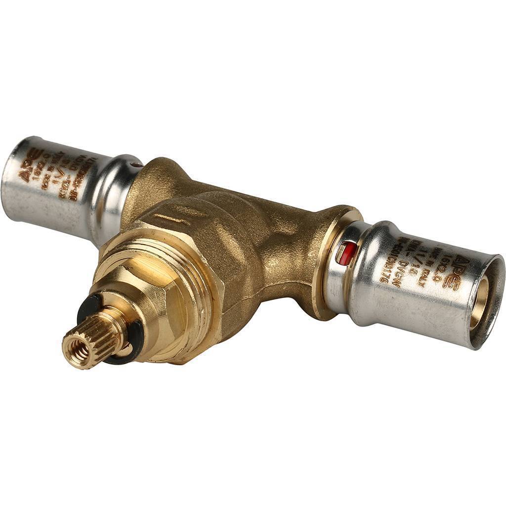 Купить SFP-0014-001616 STOUT   Вентиль с хромированной ручкой 16х16 для металлопластиковых труб прессовой STOUT по лучшей цене с доставкой - интернет-магазин Прогрессивные решения