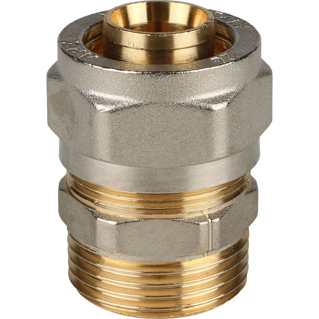 Купить SFS-0001-000126 STOUT   Переходник с наружной резьбой 1"х26 для металлопластиковых труб винтовой STOUT по лучшей цене с доставкой - интернет-магазин Прогрессивные решения