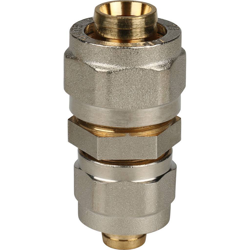 Купить SFS-0004-002016 STOUT   Муфта соединительная переходная 20x16 для металлопластиковых труб винтовой STOUT по лучшей цене с доставкой - интернет-магазин Прогрессивные решения