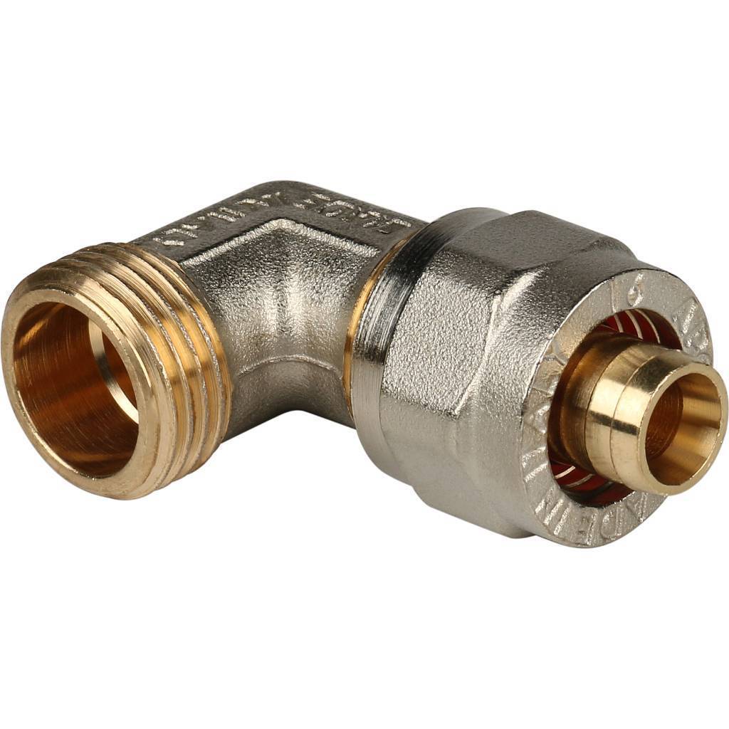 Купить SFS-0006-001216 STOUT   Угольник-переходник с наружной резьбой 1/2"х16 для металлопластиковых труб винтовой STOUT по лучшей цене с доставкой - интернет-магазин Прогрессивные решения