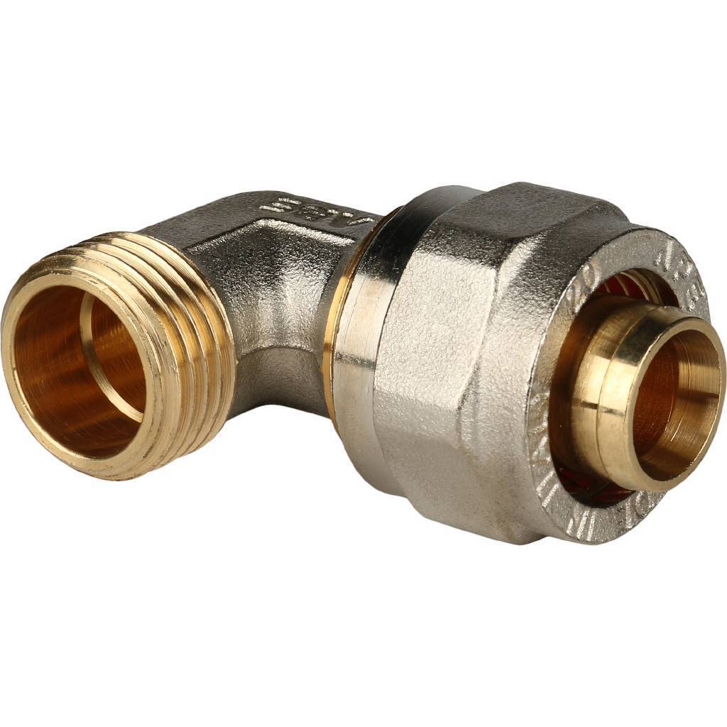 Купить SFS-0006-001220 STOUT   Угольник-переходник с наружной резьбой 1/2"х20 для металлопластиковых труб винтовой STOUT по лучшей цене с доставкой - интернет-магазин Прогрессивные решения