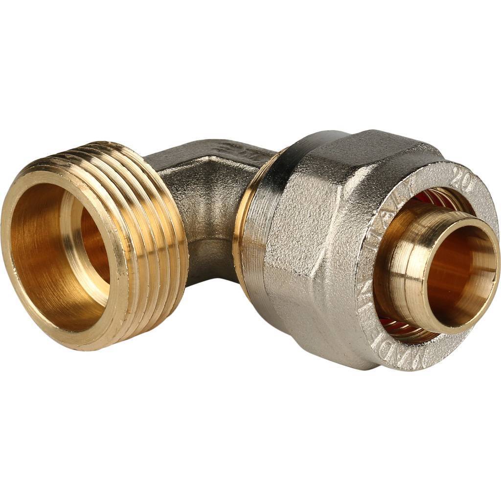 Купить SFS-0006-003420 STOUT   Угольник-переходник с наружной резьбой 3/4"х20 для металлопластиковых труб винтовой STOUT по лучшей цене с доставкой - интернет-магазин Прогрессивные решения