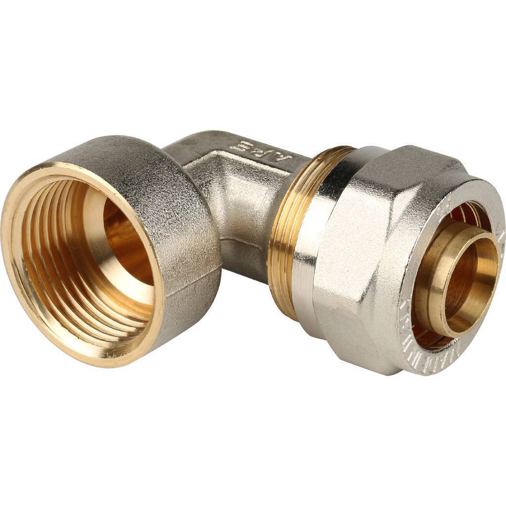 Купить SFS-0007-000126 STOUT   Угольник-переходник с внутренней резьбой 1"x26 для металлопластиковых труб винтовой STOUT по лучшей цене с доставкой - интернет-магазин Прогрессивные решения