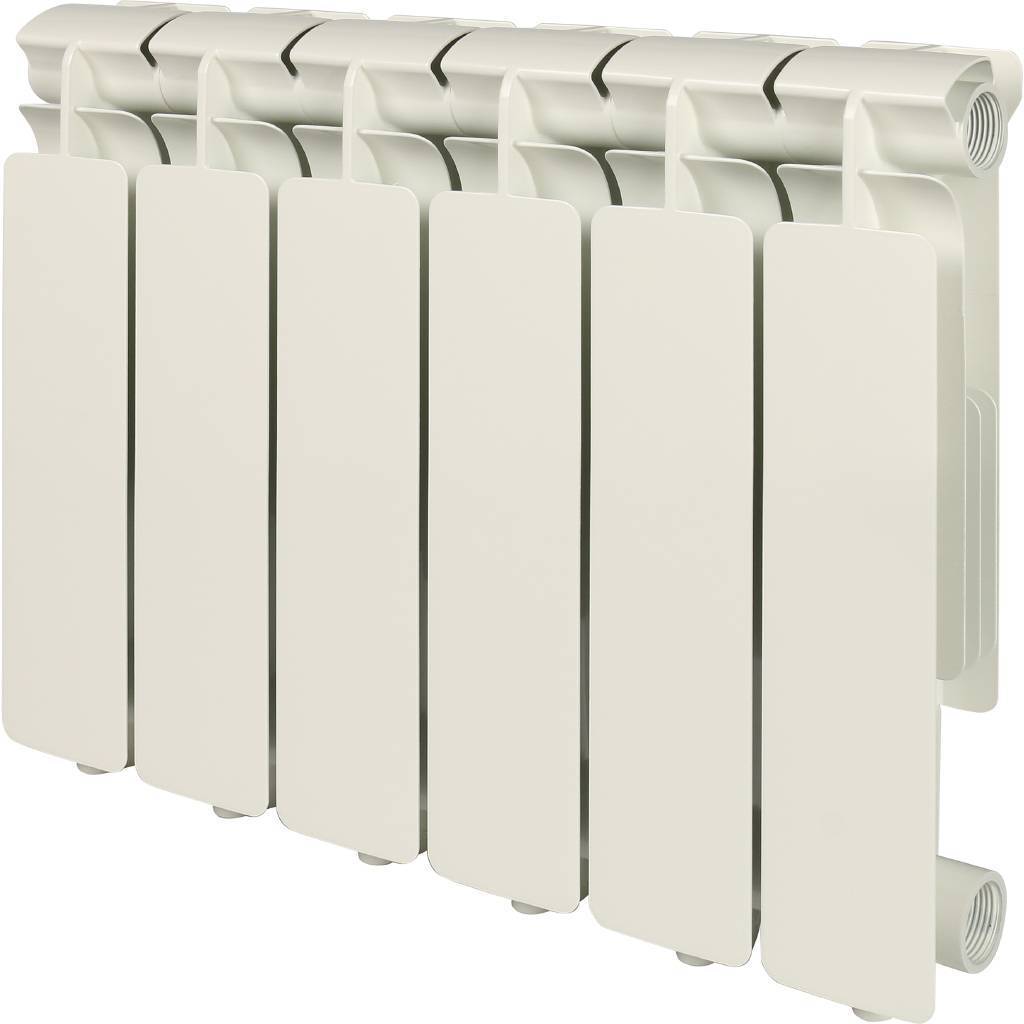 Купить SRA-0110-035006 STOUT  Bravo 350 6 секций радиатор алюминиевый боковое подключение RAL9010 STOUT по лучшей цене с доставкой - интернет-магазин Прогрессивные решения