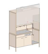 Купить Лабораторный шкаф вытяжной для определения парафинов ШВ-1021ПВ TORNADO-LAB по лучшей цене с доставкой - интернет-магазин Прогрессивные решения