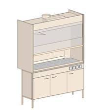 Купить Лабораторный шкаф вытяжной профильный ШВ-202НОО TORNADO-LAB по лучшей цене с доставкой - интернет-магазин Прогрессивные решения