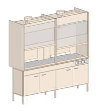Купить Лабораторный шкаф вытяжной профильный ШВ-203НОО TORNADO-LAB по лучшей цене с доставкой - интернет-магазин Прогрессивные решения