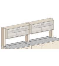 Купить Шкаф настольный для пристенных комплектов ШНП-4 TORNADO-LAB по лучшей цене с доставкой - интернет-магазин Прогрессивные решения
