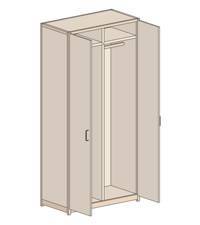 Купить Лабораторный шкаф для одежды ШО-2 TORNADO-LAB по лучшей цене с доставкой - интернет-магазин Прогрессивные решения