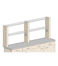 Купить Полки настольные стеклянные ПС-3 TORNADO-LAB по лучшей цене с доставкой - интернет-магазин Прогрессивные решения