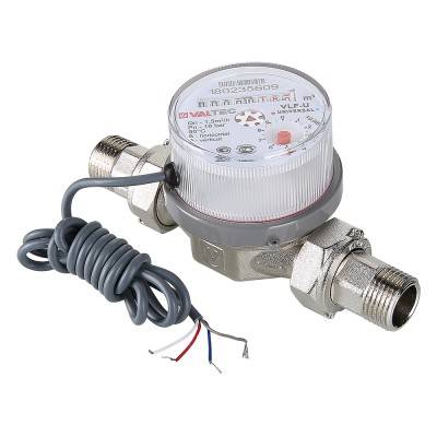 Купить Водосчетчик универсальный с импульсным выходом (новый) VALTEC по лучшей цене с доставкой - интернет-магазин Прогрессивные решения