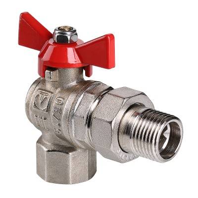 Купить Кран шаровой VALTEC BASE угловой с полусгоном VALTEC по лучшей цене с доставкой - интернет-магазин Прогрессивные решения