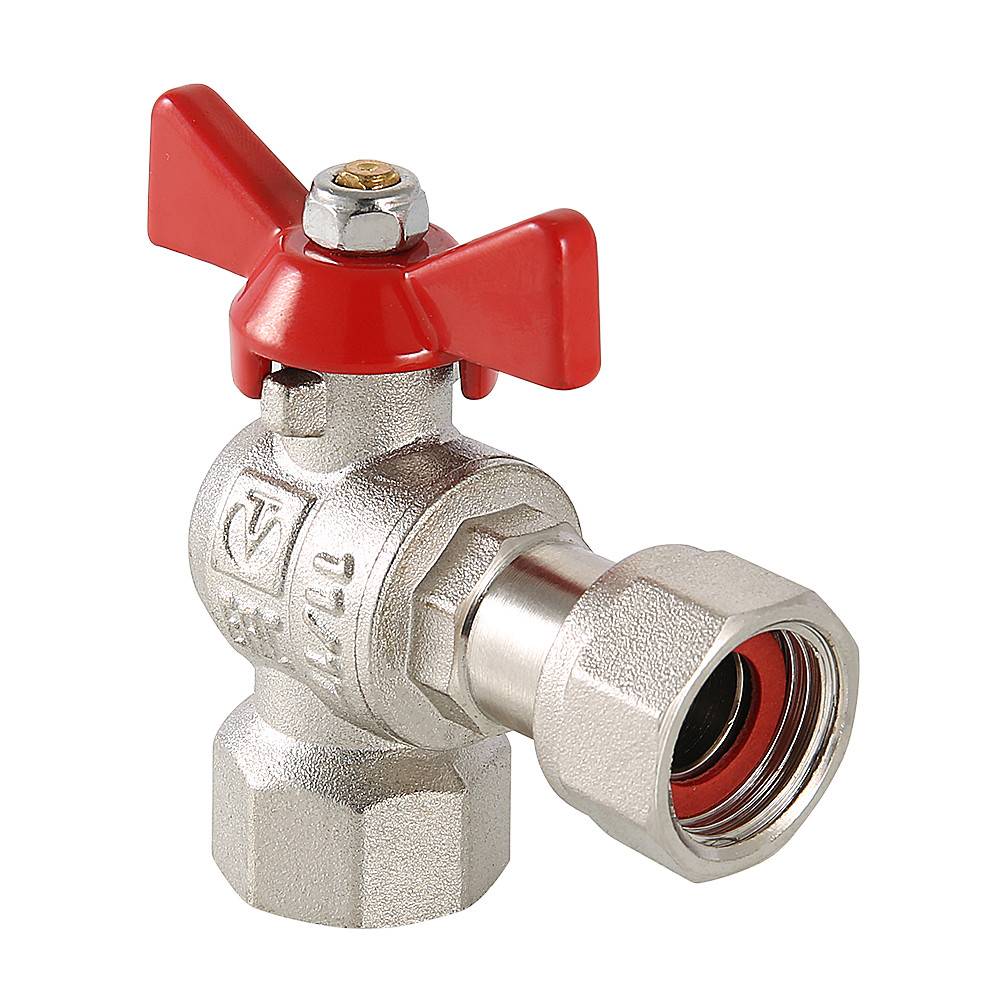 Купить Кран шаровой угловой с накидной гайкой и внутренней резьбой VALTEC по лучшей цене с доставкой - интернет-магазин Прогрессивные решения