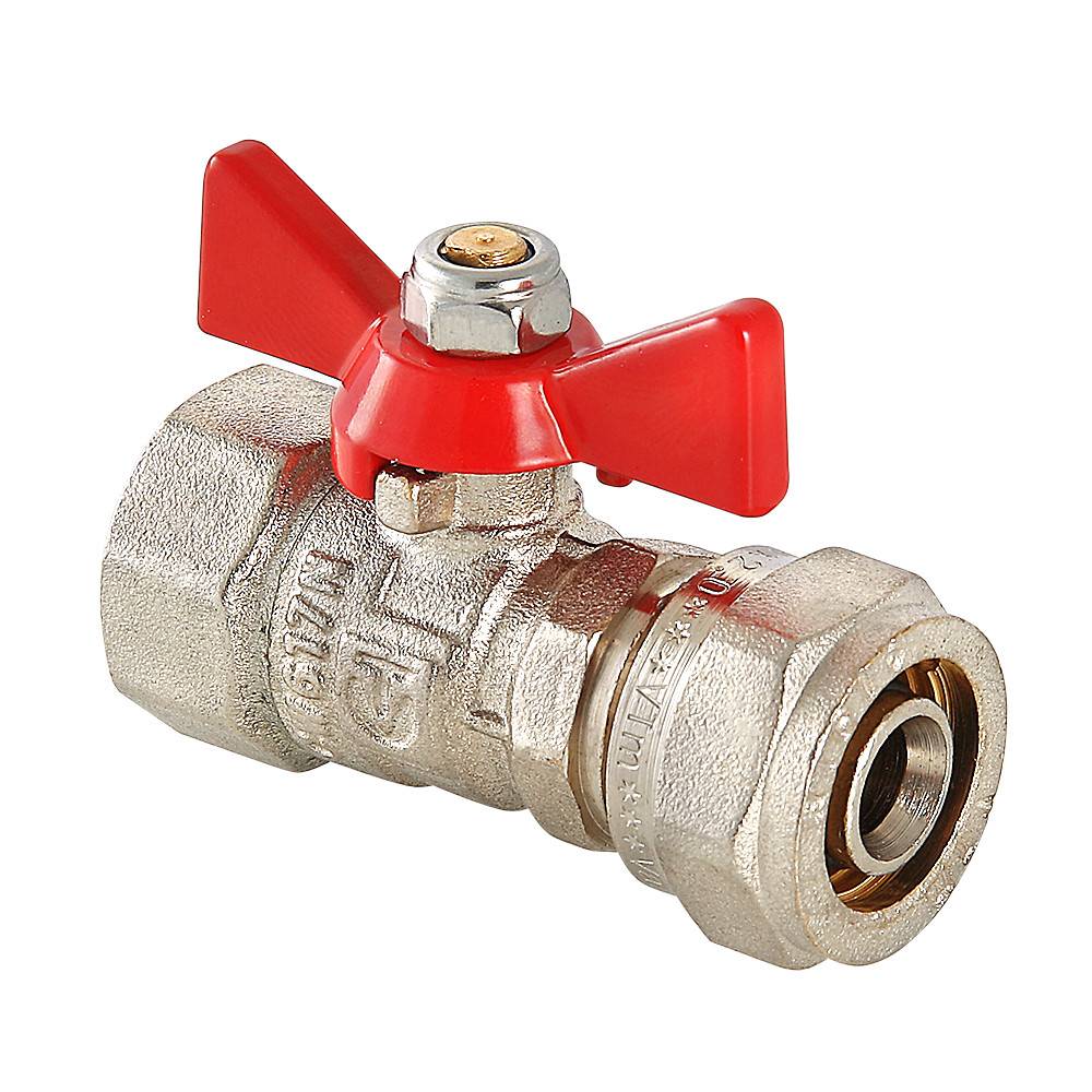 Купить Кран шаровой с обжимным соединением и внутренней резьбой VALTEC по лучшей цене с доставкой - интернет-магазин Прогрессивные решения