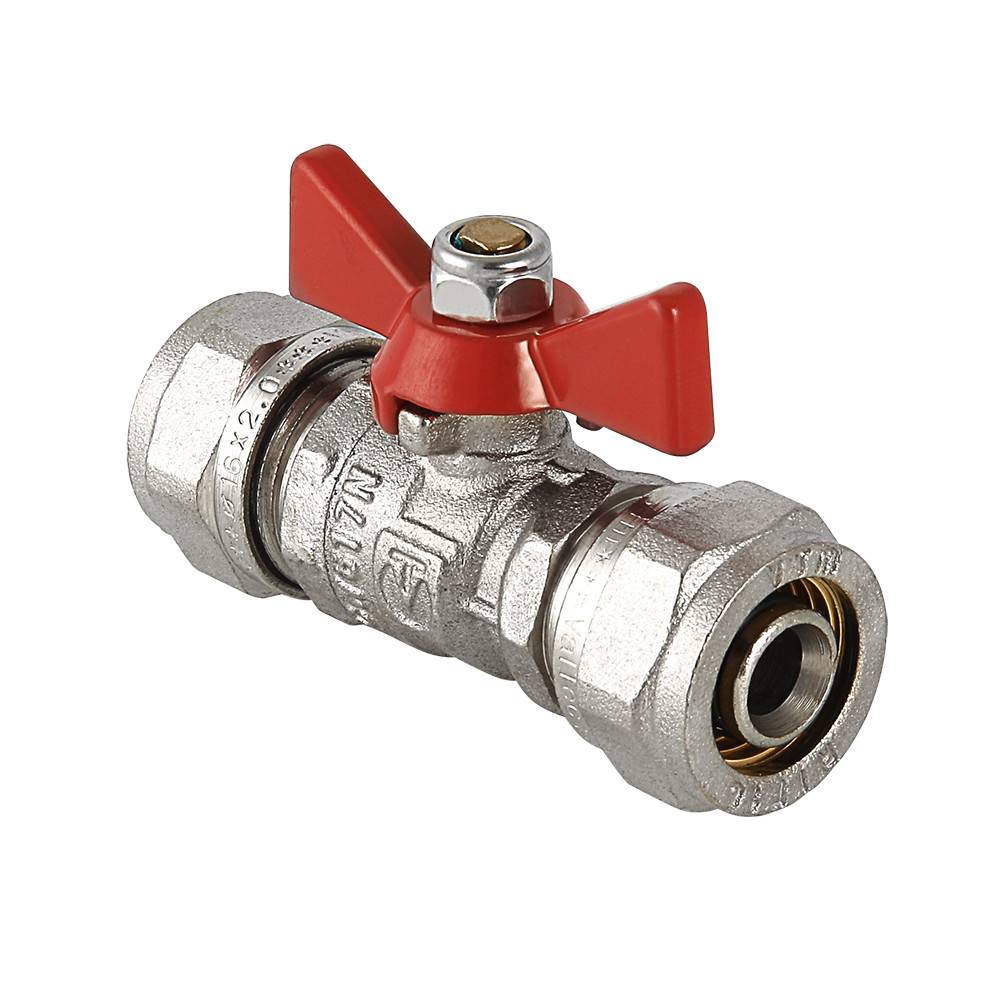 Купить Кран шаровой с обжимным соединением VALTEC по лучшей цене с доставкой - интернет-магазин Прогрессивные решения
