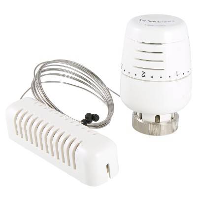 Купить Термостатическая головка с выносным настенным датчиком VALTEC по лучшей цене с доставкой - интернет-магазин Прогрессивные решения