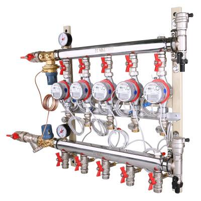 Купить Узел этажный для поквартирного учета тепловой энергии с автоматическим регулятором перепада давлений VALTEC по лучшей цене с доставкой - интернет-магазин Прогрессивные решения